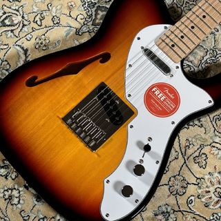 Squier by Fender Affinity Series Telecaster Thinline 3-Color Sunburst エレキギター シンライン テレキャスター