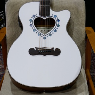 Zemaitis CAF-90HCW White / Abalone 【カッタウェイ仕様】【エレアコ】