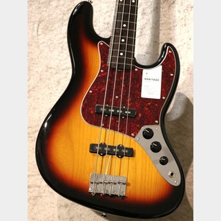 Fender Heritage 60s Jazz Bass -3 Color Sunburst- #JD24018170【ラッカーフィニッシュ】【日本製】