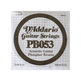 D'Addario ダダリオ PB053 Phosphor Bronze バラ弦×5本ダダリオ アコースティックギター用バラ弦