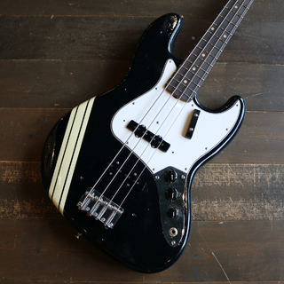Fender Custom Shop1964 Jazz Bass Journeyman Relic Black / Vintage White Stripe