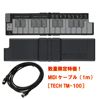 KORG nanoKEY Fold BK[NANOKEY-FD BK(Black)] + MIDI cable 1m ◆即納可能!送料無料!