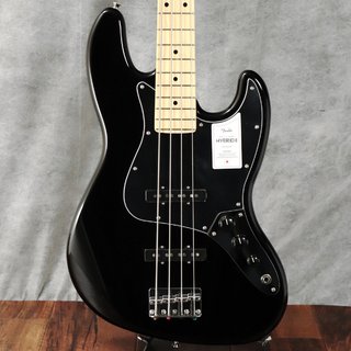 FenderMade in Japan Hybrid II Jazz Bass Maple Fingerboard Black 【梅田店】