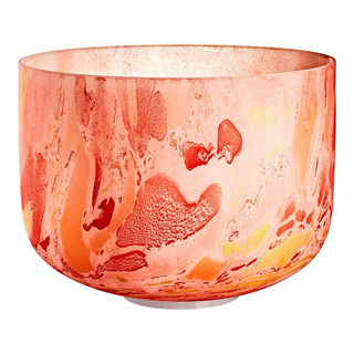 MEINL Sonic Energy 10" Marble Crystal Singing Bowl D4, Orange, 432 Hz, Sacral Chakra [MCSB10D]