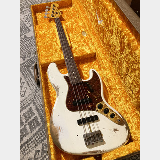Fender Custom Shop 1961 Jazz Bass / Aged Olympic White / Heavy Relic