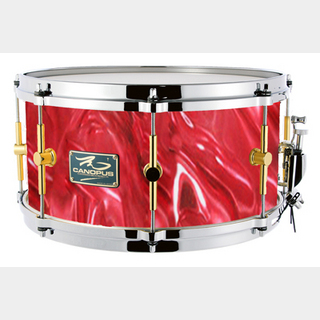 canopus The Maple 8x14 Snare Drum Red Satin