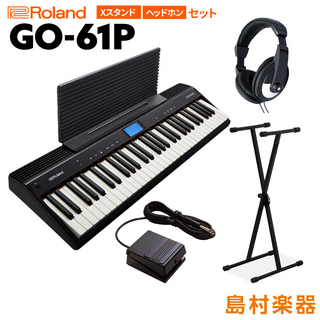 Roland GO-61P 61鍵盤 Xスタンド・ヘッドホンセット