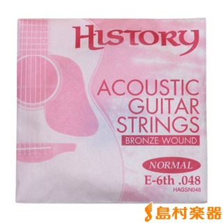 HISTORYHAGSN048 アコースティックギター弦 バラ弦 ブロンズ