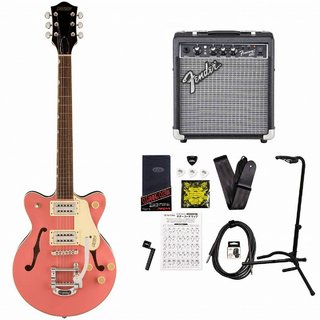 Gretsch G2655T Streamliner Center Block Jr. Double-Cut with Bigsby Laurel Fingerboard Coral FenderFrontman10