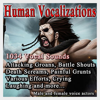 GAMEMASTER AUDIO HUMAN VOCALIZATIONS