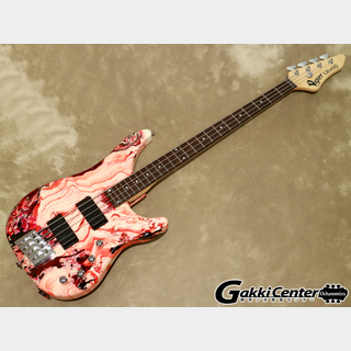 Vigier Guitars Excess Original, 4 strings VE4EC Rock Art Design/R #345