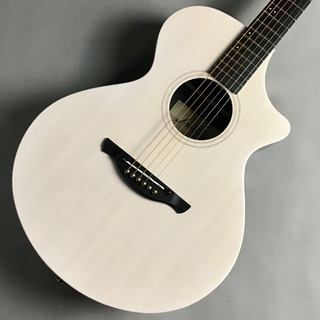 JamesJ-300C II See-through White エレアコ 生音エフェクト トップ単板 簡単弦高調整システム チタン合金フレッ