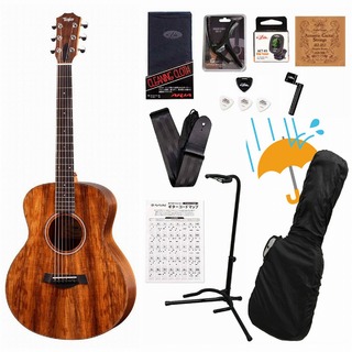 Taylor GS Mini-e KOA ES-B [定番人気品 旧プリアンプ搭載のためお買い得！]テイラーアコギ入門豪華12点初心者セッ