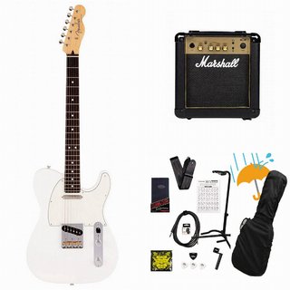 FenderMade in Japan Hybrid II Telecaster Rosewood FB Arctic White Marshall MG10アンプ付属エレキギター初心