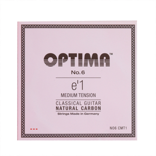 Optima Strings No6.CMT1 Natural Carbon E1 Medium 1弦 バラ弦 クラシックギター弦×3本