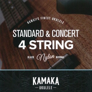 KamakaS-1 Standard&Concert Black Nylon Normal High-G