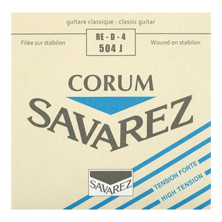 SAVAREZ504J CORUM High tension クラシックギター弦 4弦 バラ弦×5本