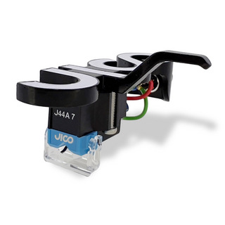 JICOOMNIA J44A 7 DJ IMP SD LOGO WHT 合成ダイヤ丸針 MMカートリッジ
