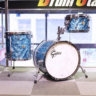 Gretsch USA Custom 3pc Drum Kit - TURQUOISE PEARL [BD18、TT12、FT14] 【店頭入荷！】