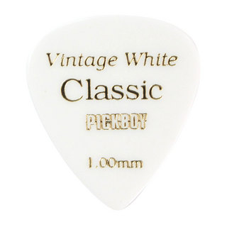 PICKBOYGP-03/100 Vintage Classic White 1.00mm ギターピック×50枚