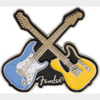 Fender Crossed Guitars Enamel Pin Multi-Color フェンダー アクセサリーピン【WEBSHOP】