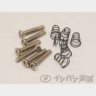 Montreux Single PU Height Screws Oval Head Inch Nickel (6) (0478) ネジ モントルー【池袋店】