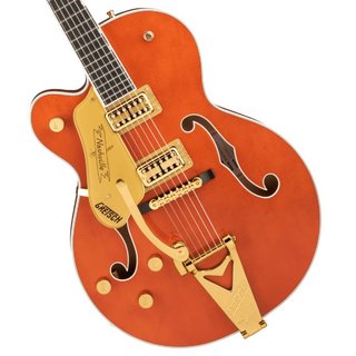 Gretsch G6120TG-LH Players Edition Nashville Hollow Body with Bigsby Gold HW Ebony Orange Stain グレッチ [左