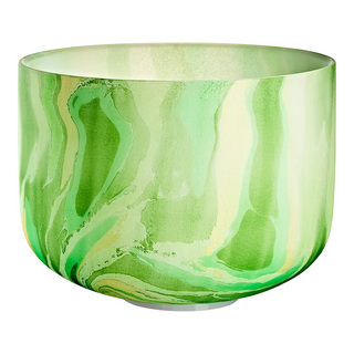 MEINL Sonic Energy 10" Marble Crystal Singing Bowl F4, Green, 432 Hz, Heart Chakra [MCSB10F]