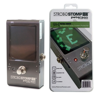 PETERSONStrobo Stomp HD ストロボ・チューナー・ペダル ディスプレイ保護用強化ガラス・フィルム付きセット
