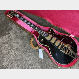 Gibson Custom Shop1957 Les Paul Custom 3-Pickup With Bigsby Vibrato Ebony Light Aged