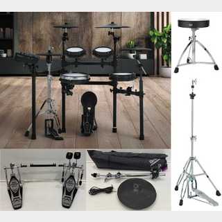 Roland 【1セットのみ】 TD513SC-S　ツインペダル マット HHスタンド シンバル拡張 椅子 6点セット！ 【B級付属品