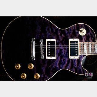 Gibson Custom ShopLes Paul Class 5 Quilt Top Transparent Purple