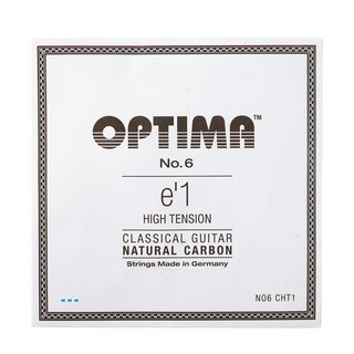 Optima StringsNo6.CHT1 Natural Carbon E1 High 1弦 バラ弦 クラシックギター弦×3本