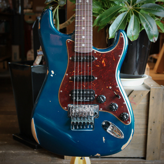 Fender Custom Shop 1965 Stratocaster Relic HSS Floyd Rose Aged Aqua Marine Metallic