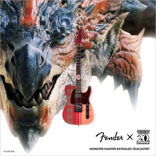 Fender Monster Hunter Rathalos Telecaster Rosewood Fingerboard Rathalos Red【梅田店】