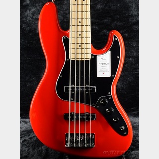 FenderMade In Japan Hybrid II Jazz Bass V -Modena Red / Maple-【ローン金利0%!!】