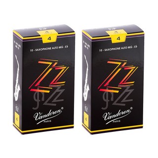 VANDOREN【2個セット】《硬さ：4》アルトサックス用リード バンドレン ZZ