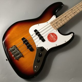 Squier by Fender【現物画像】Affinity Series Jazz Bass Maple Fingerboard White Pickguard 3-Color Sunburst エレキベー