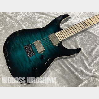 E-II M-II NT HS QM (Black Turquoise Burst)