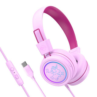 MEE AudioMEE audio ミーオーディオ HP-KJ55U-PK KidJamz KJ55U ピンク 子供用 有線ヘッドホン キッズヘッドフォン