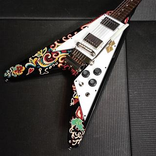 Epiphone Inspired by Gibson Custom Jimi Hendrix "Love Drops" Flying V Ebony【御茶ノ水FINEST_GUITARS】