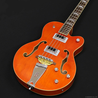 GretschG5440LSB Electromatic Hollow Body 34" Long Scale Bass - Rosewood Fingerboard - Orange
