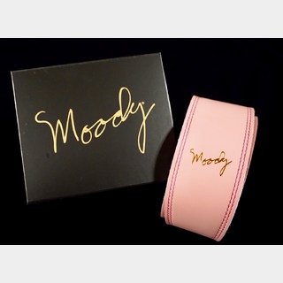 moody 2.5" SUEDE BACKED GUITAR STRAP - FADED PINK/PINK Standard【同梱可能】