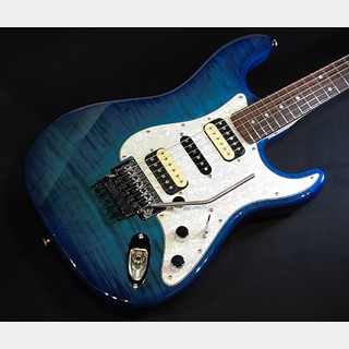 RY GUITAR Custom Order Stratocaster / Trans Blue【美品中古 !! 】【リバースヘッド】