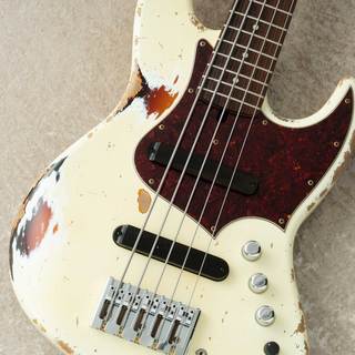 Xotic XJ-1T 5st Heavy Aged -Vintage White Over 3 Tone Sunburst-