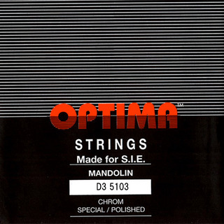 OPTIMA D3 NO.5103 BLACK マンドリン弦 D 3弦 2本セット