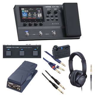 BOSS GX-10 Guitar Effects Processor ボス GX10 マルチエフェクター[自由自在にサウンドメイクセット] FS-1-WL
