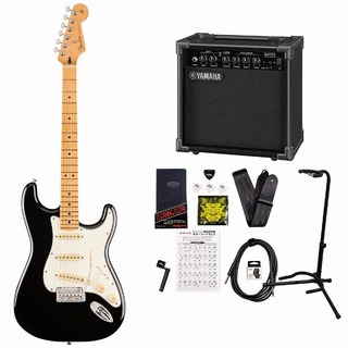 Fender Player II Stratocaster Maple Fingerboard Black フェンダーYAMAHA GA15IIアンプ付属初心者セット！【WEBS