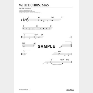 楽譜White Chirstmas