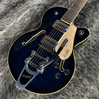 Gretsch G5655T-QM Electromatic Center Block Jr. Single-Cut Quilted Maple with Bigsby Hudson Sky